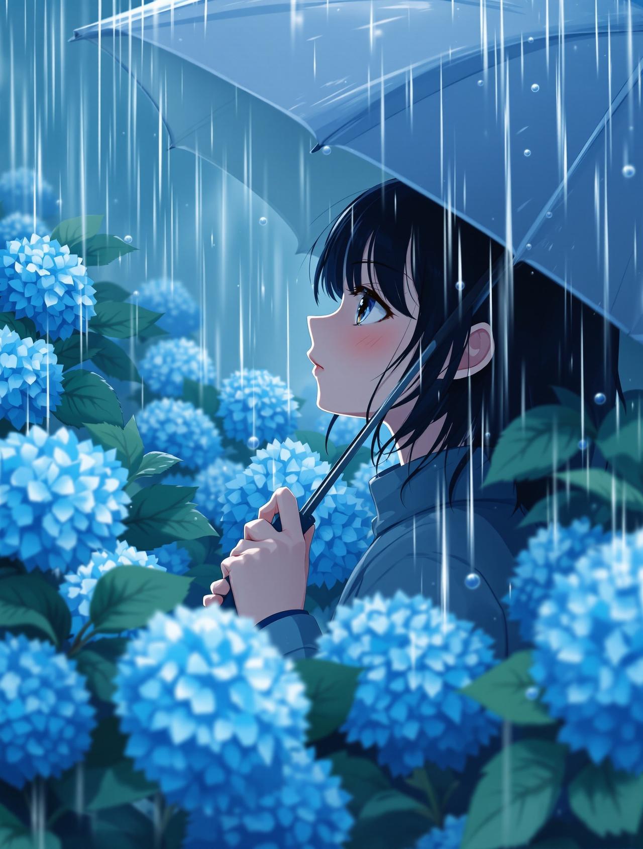 花与雨的旋律